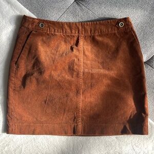 Banana Republic Corduroy Skirt Size 0 Brown